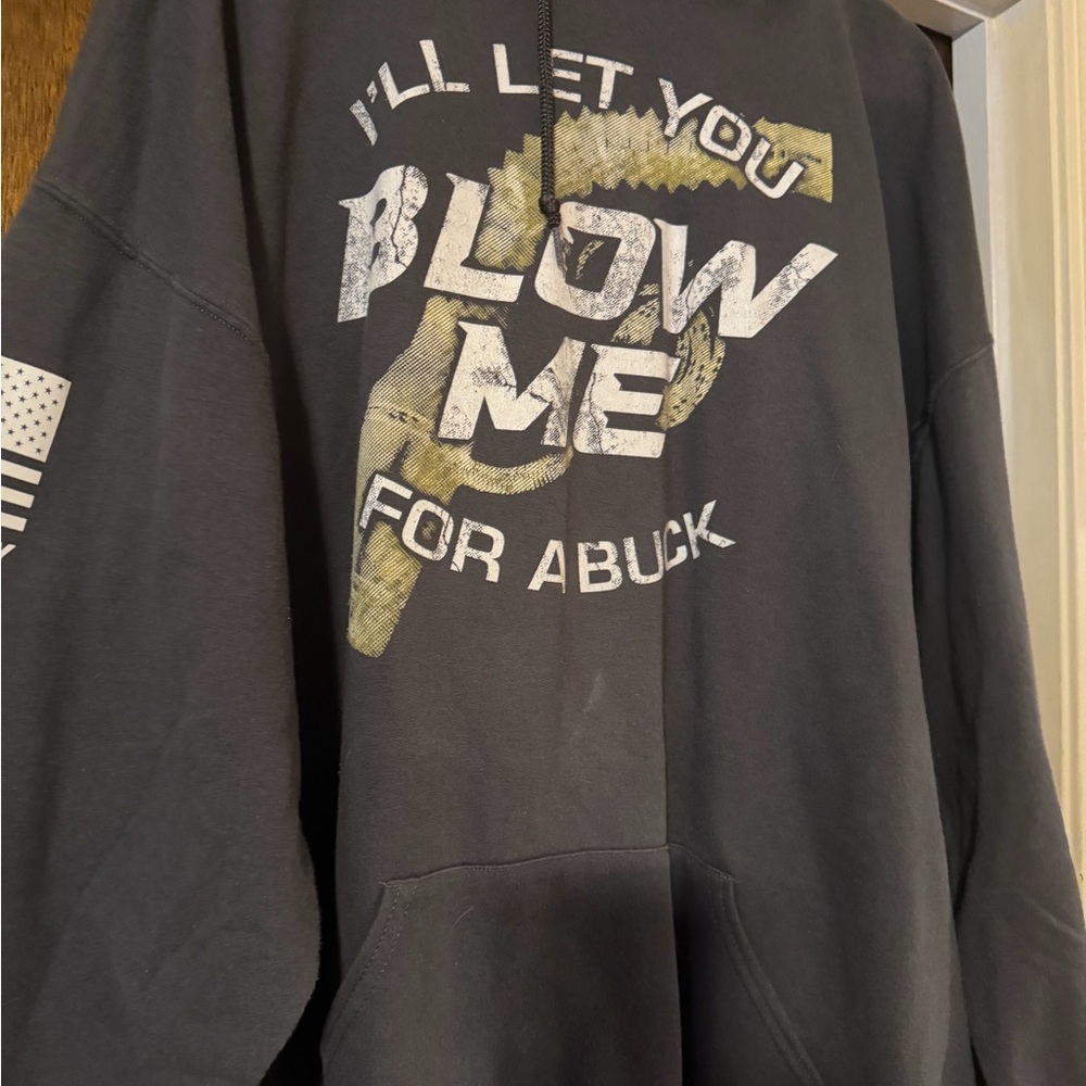 Men's Graphic Hoodie - Charcoal